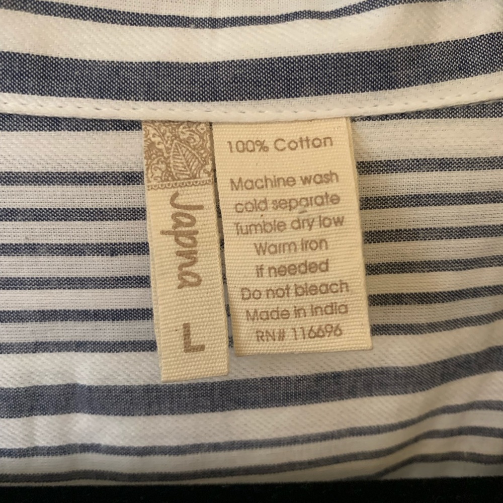 Chambray pin striped dress - Picture 2 of 2